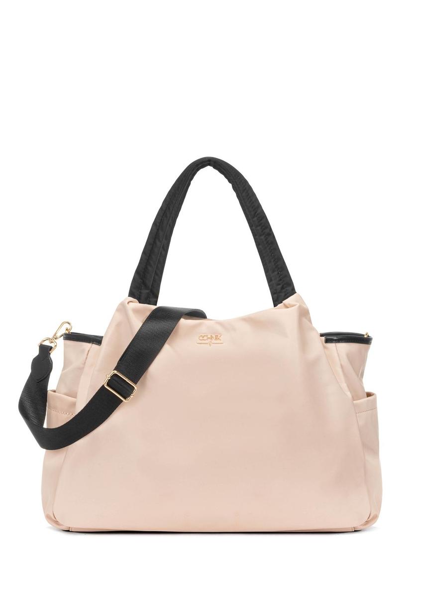 Powder pink bag for mother TOREN-0308-5A(W26) - front view of the product on a white background.