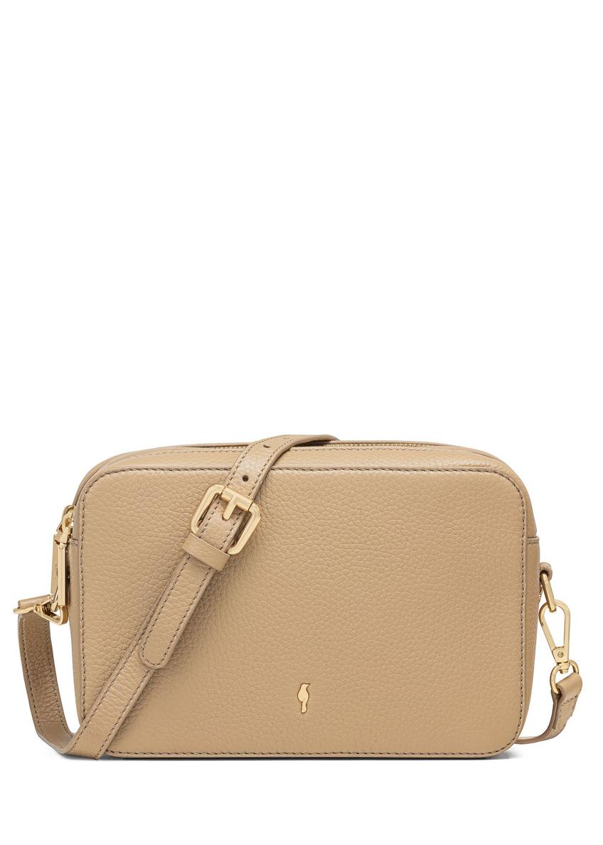 Beige leather women's handbag TORES-0732C-80(W25)