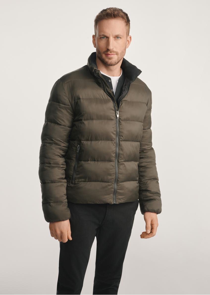 Men's olive transitional jacket KURMT-0389-57(Z25)