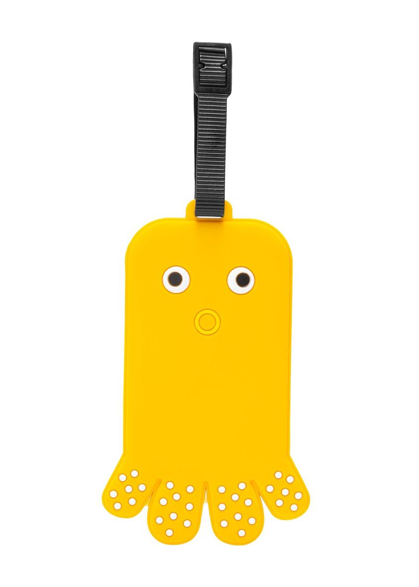 Luggage tag AW-012-0004-2B(W26), front product view on white background.