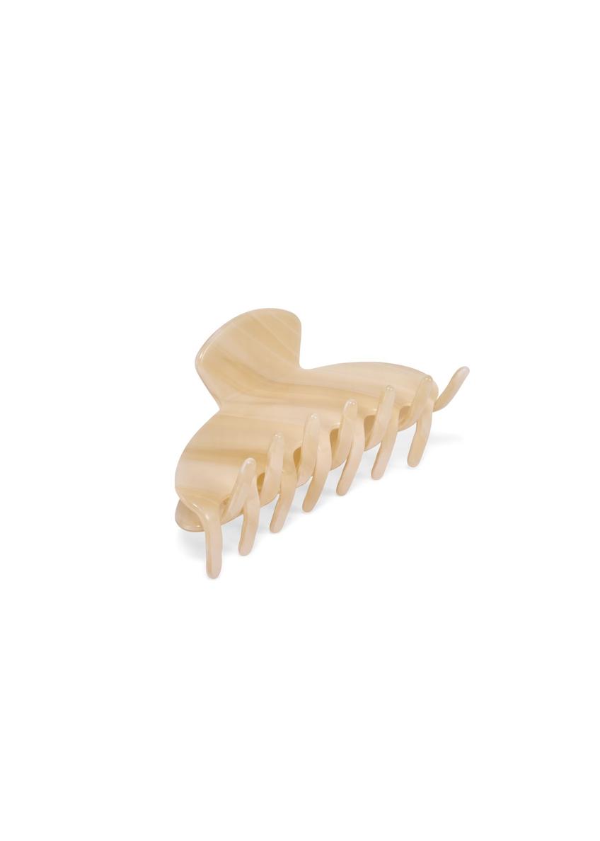 Cream hair clip SPIDB-0001-0C(Z26) – angled view of the product on a white background.