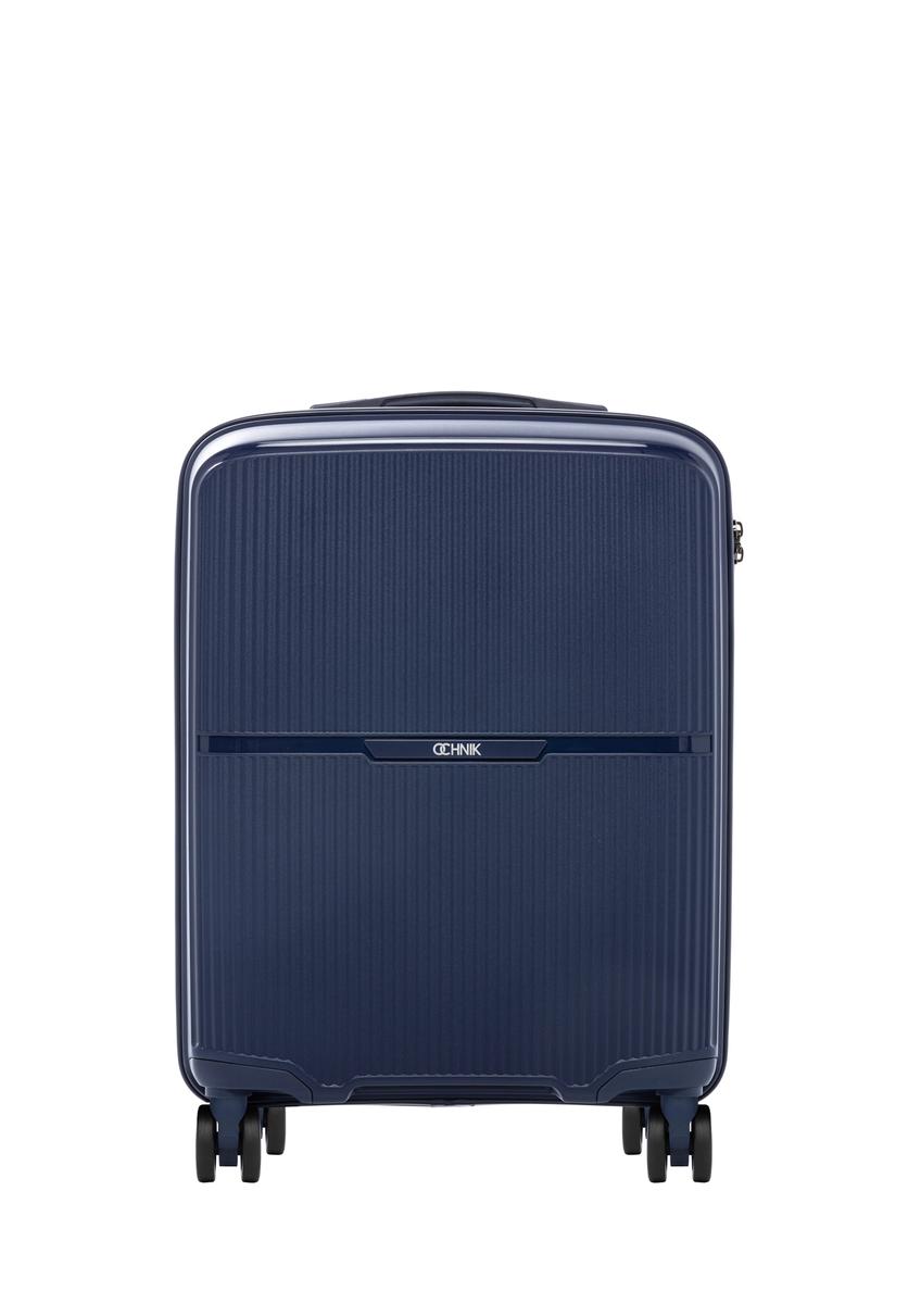 Small suitcase on wheels WALPP-0026-7D-19(W26), front view of the product on a white background.