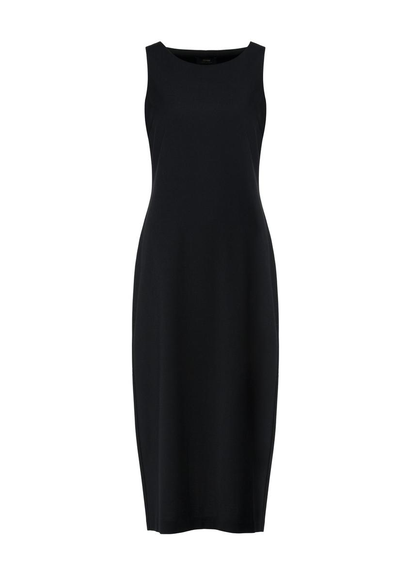 Black long fitted dress SUKDT-0214-99(W25)-05
