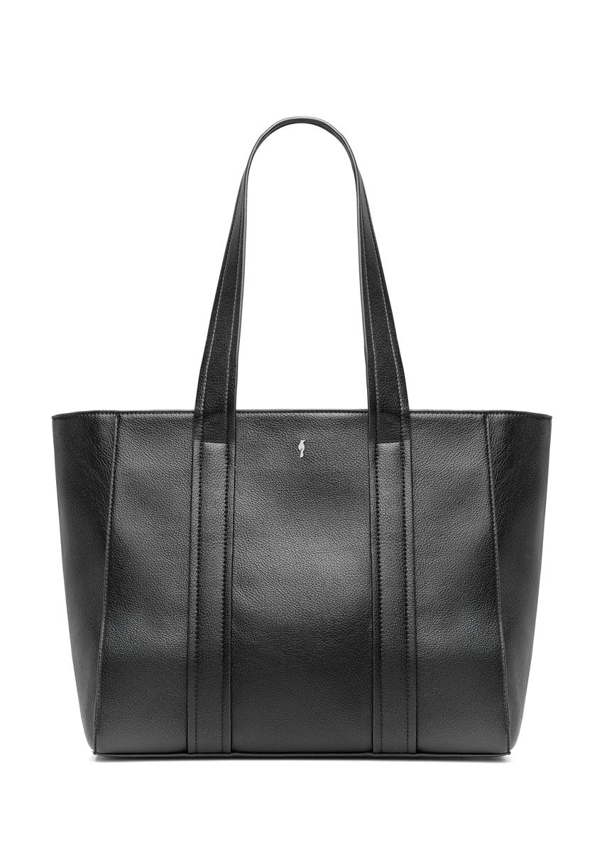 Black women's shopper bag TOREC-1133-99(W26)