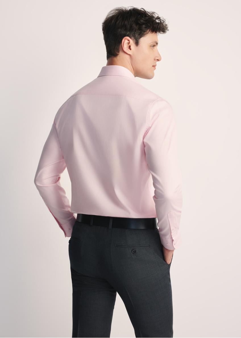 Pink men's shirt KOSMT-0351-34(Z25)