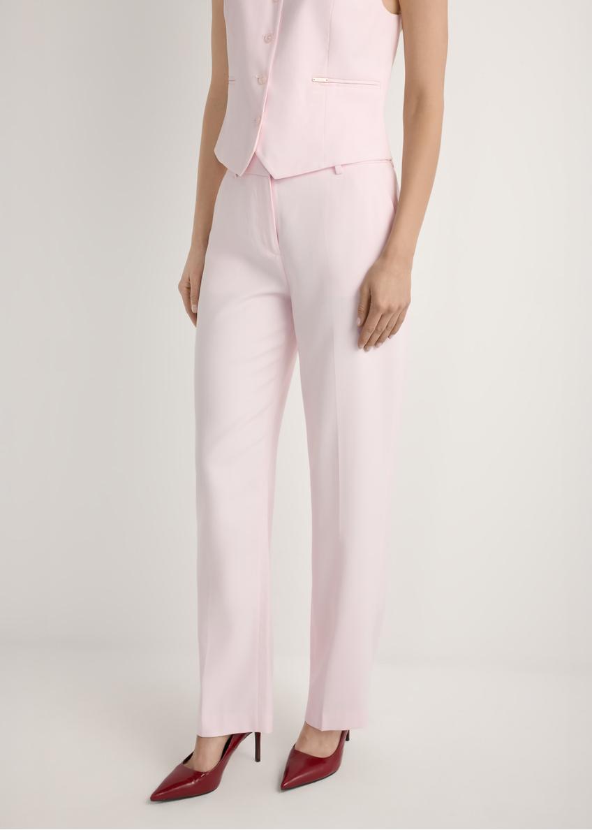 Light pink elegant women's trousers SPODT-0106A-5A(W26)