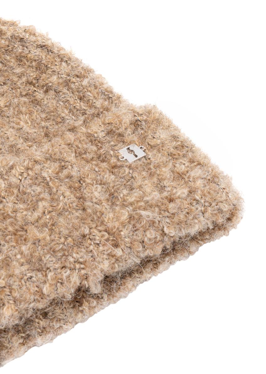 Light brown women's wool blend hat CZADT-0228-1G(Z26)