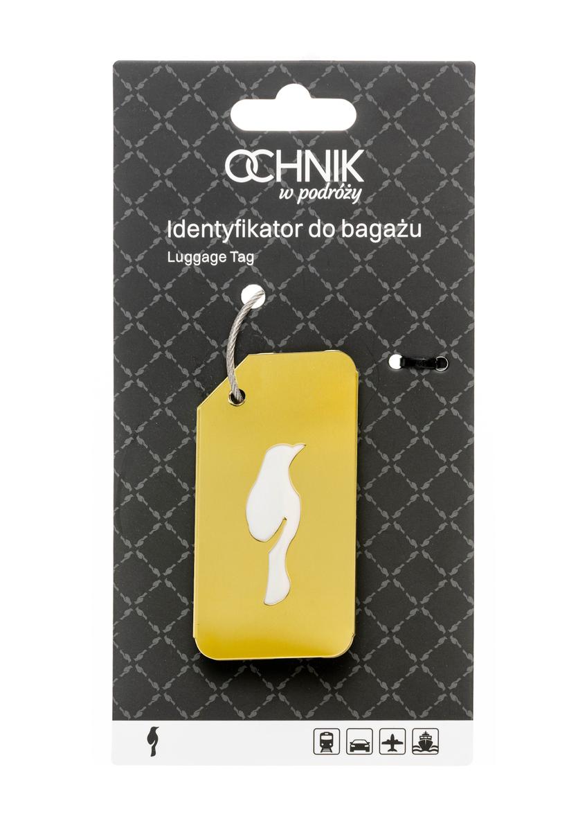 Gold luggage tag AW-012-0003-2X(W26)