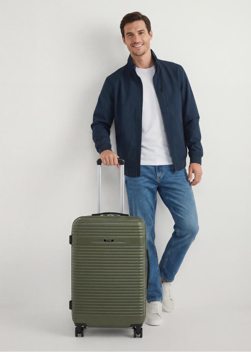 Medium suitcase on wheels WALAB-0040-8D-24(W26)