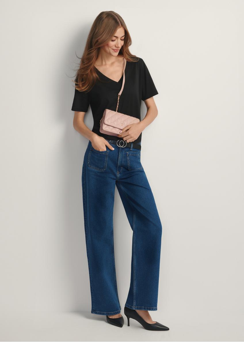 Pink small quilted women's handbag TOREC-1033-5A(W26)