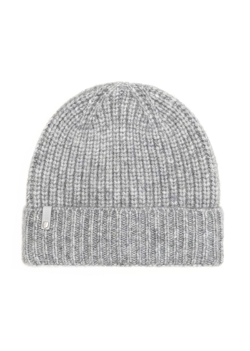 Gray women's wool blend hat CZADT-0208-91(Z25), front product view on white background.