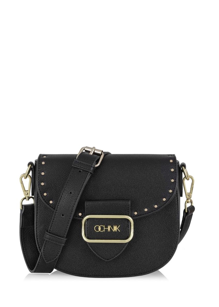 Women's small black mailbag TOREC-0880-99(W24)-08