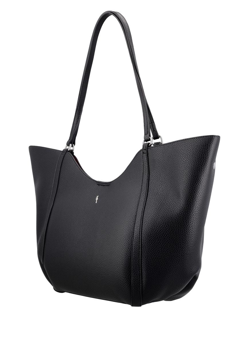Black women's shopper bag TOREC-1296-9I (Z26)