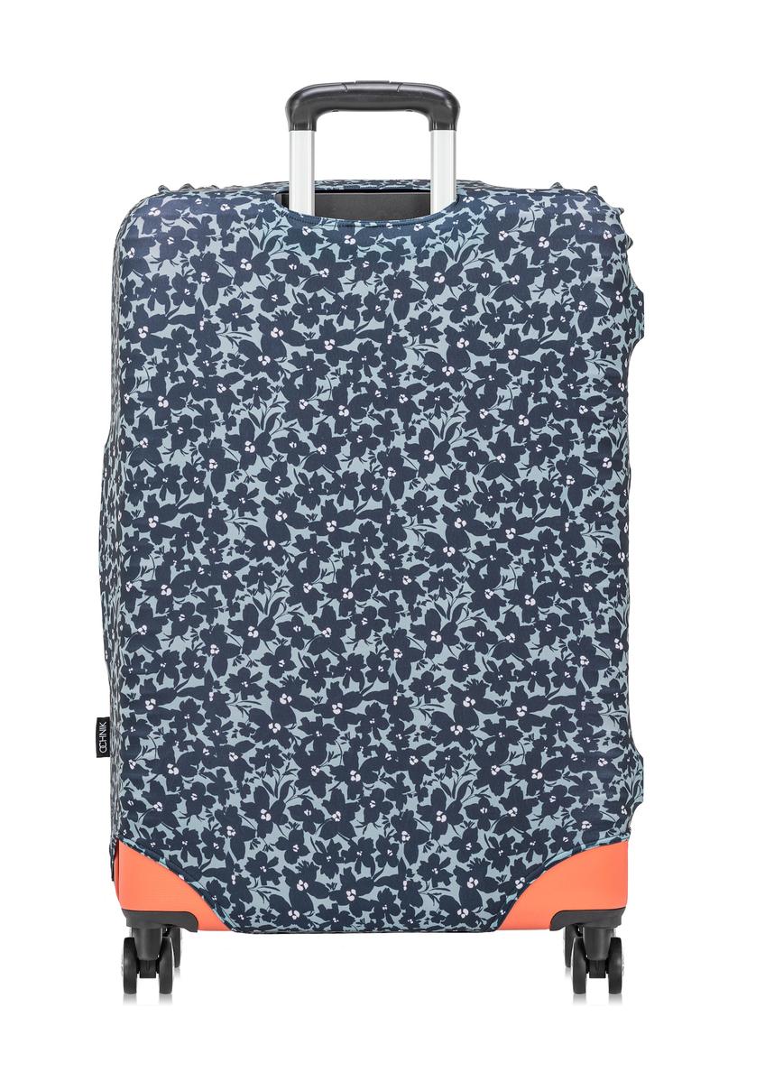 Large suitcase cover with flowers AW-013-0004-15-L(W25)