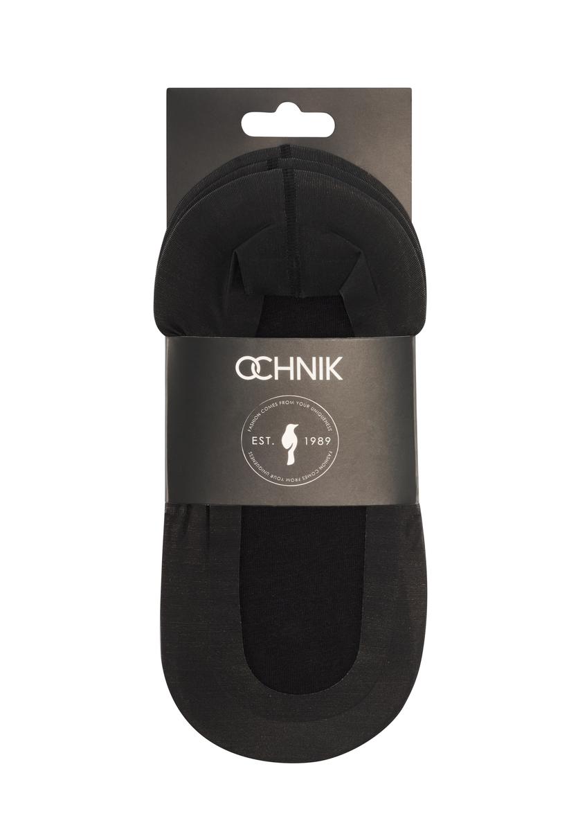 Set of black women's ankle socks ZESDT-0032-99(W26) - product view from above, on a white background.