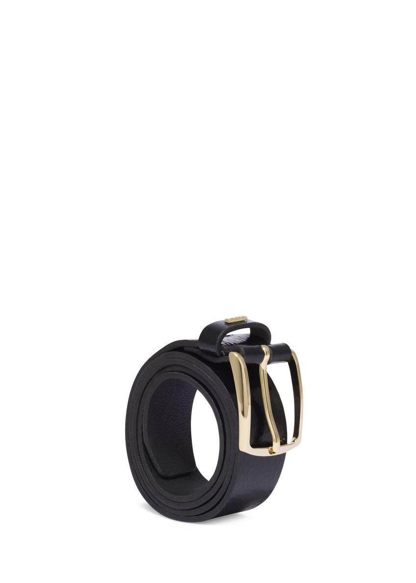 Black women's leather belt with embossing PASDS-0358-9F(Z26)