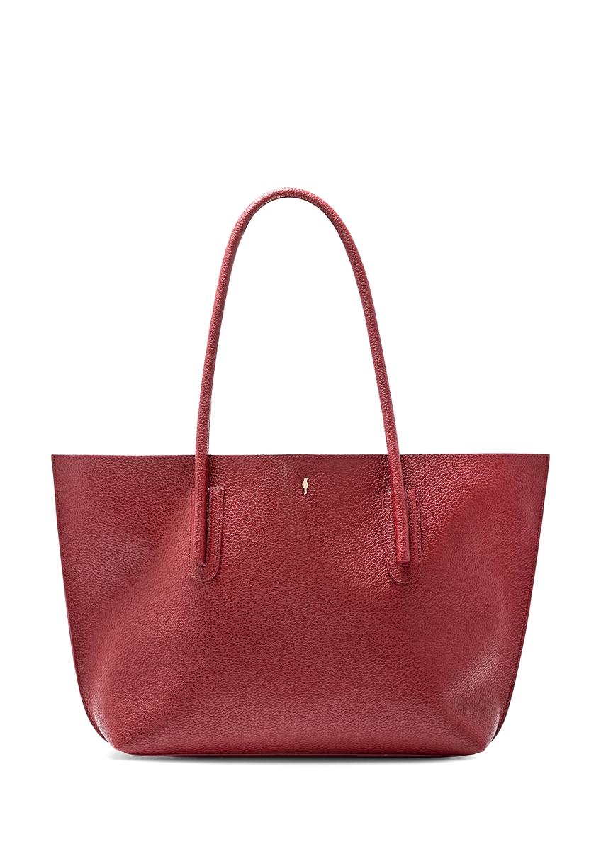 Red women's shopper bag TOREC-0938B-41(Z25)