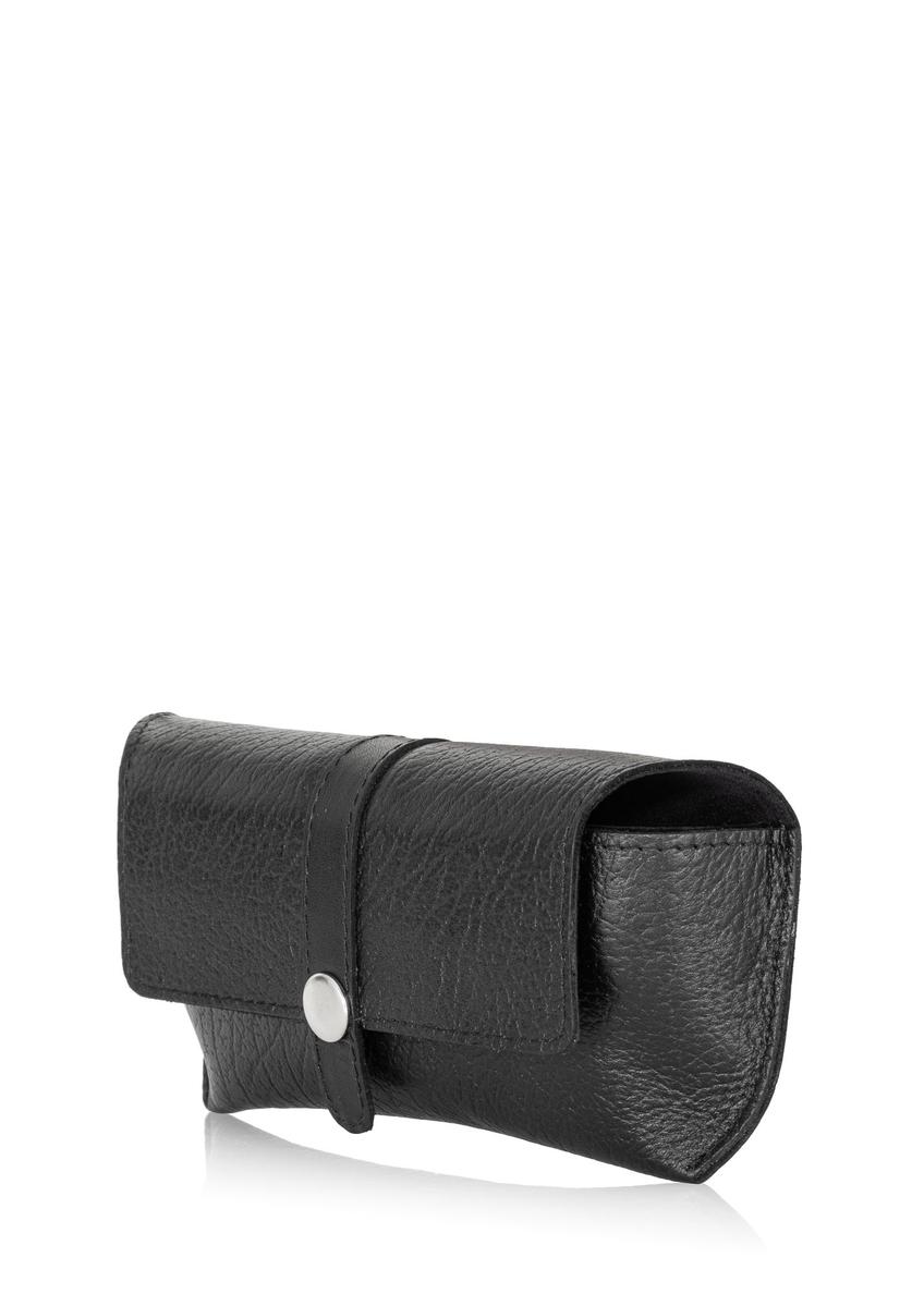 Black leather case PORMS-0539A-99(Z25)
