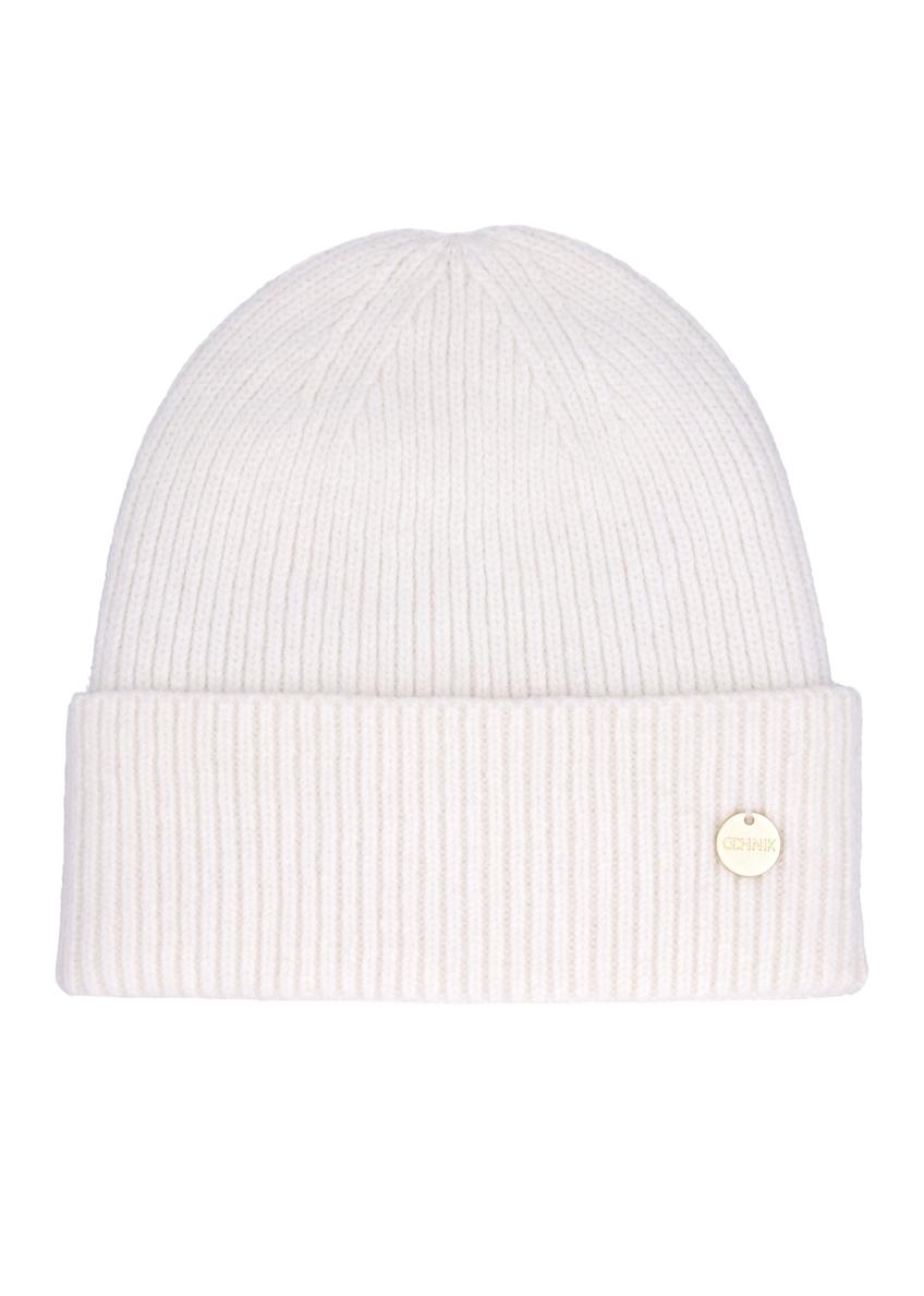 White women's hat CZADT-0206-0A(Z26) - front product view, on a white background.