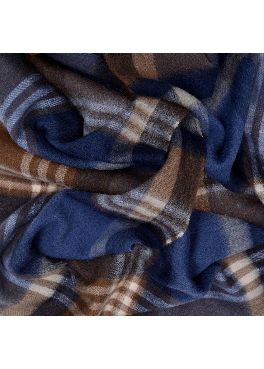 Men's checkered wool scarf SZAMT-0069-15(Z25)