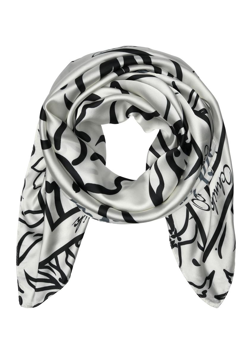 Women's patterned scarf SZADT-0191-12(W25)-01