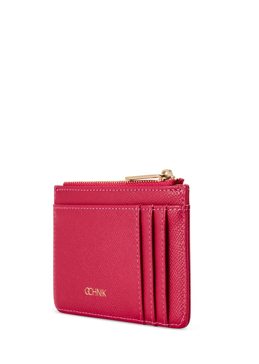 Fuchsia card case POREC-0413-5E(W26)