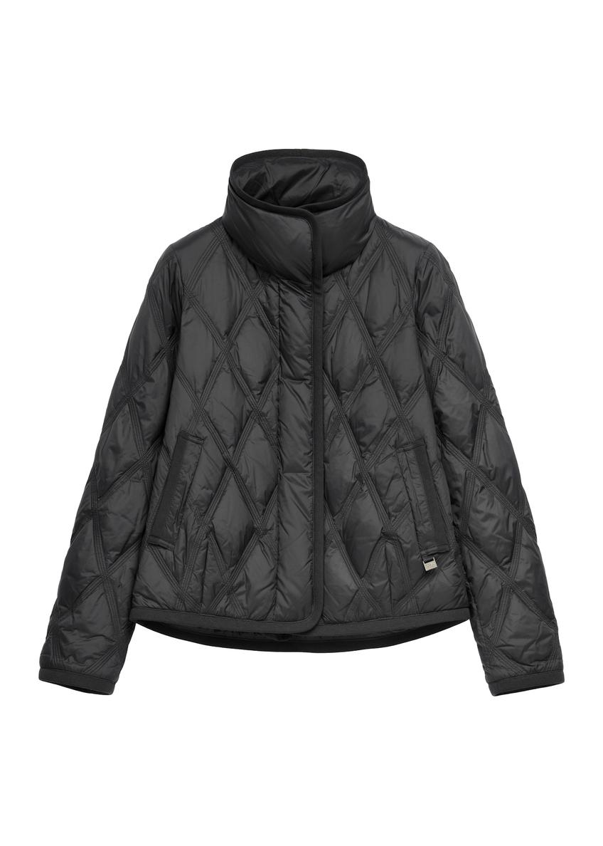 Women's Black Transition Jacket KURDT-0664-99(Z26)