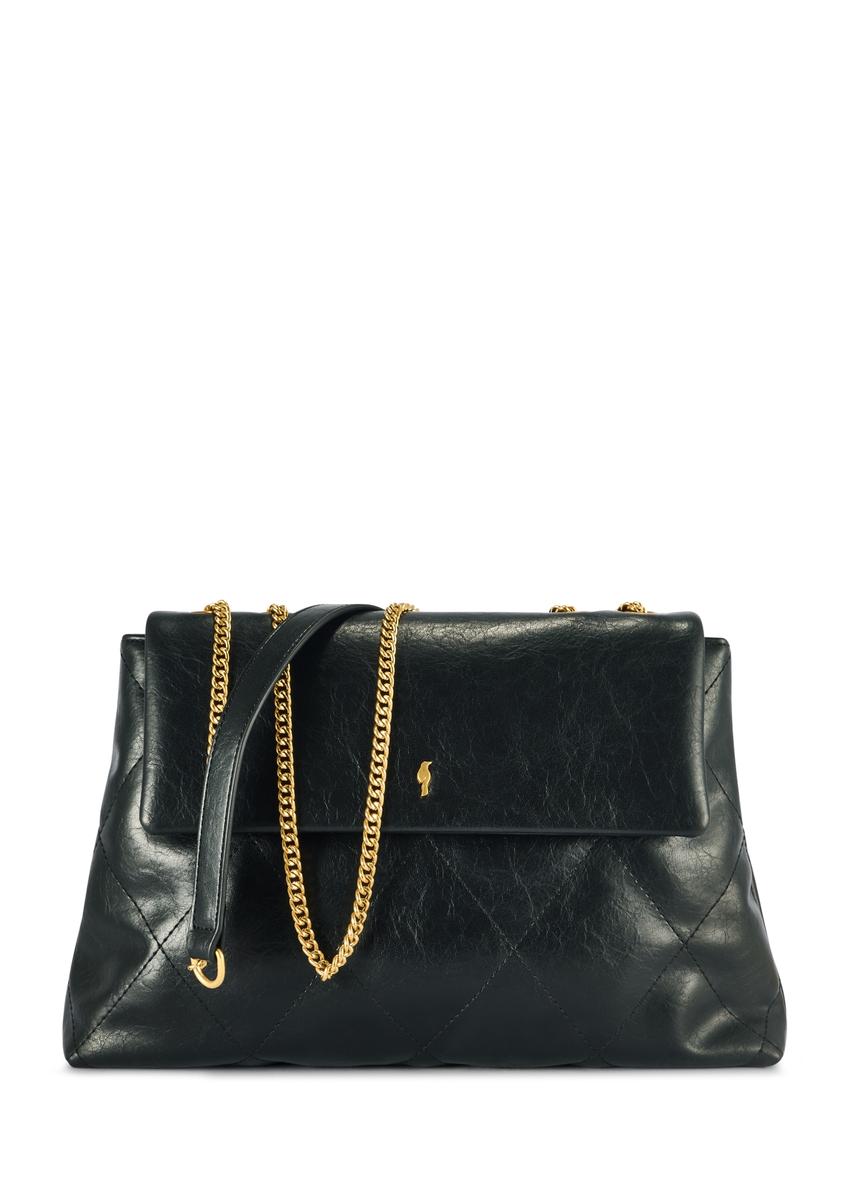 Black women's handbag with chain TOREC-1099-99(Z25)