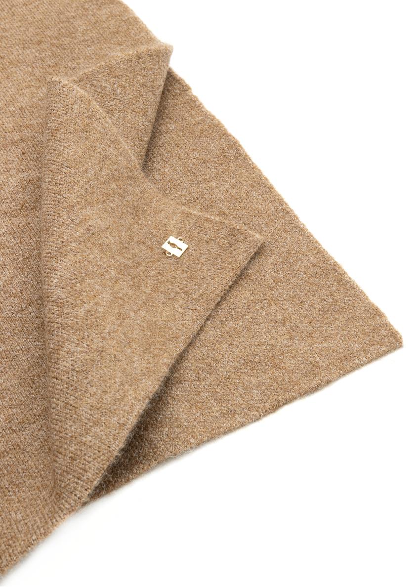 Brown women's scarf SZADT-0205-89(Z25)