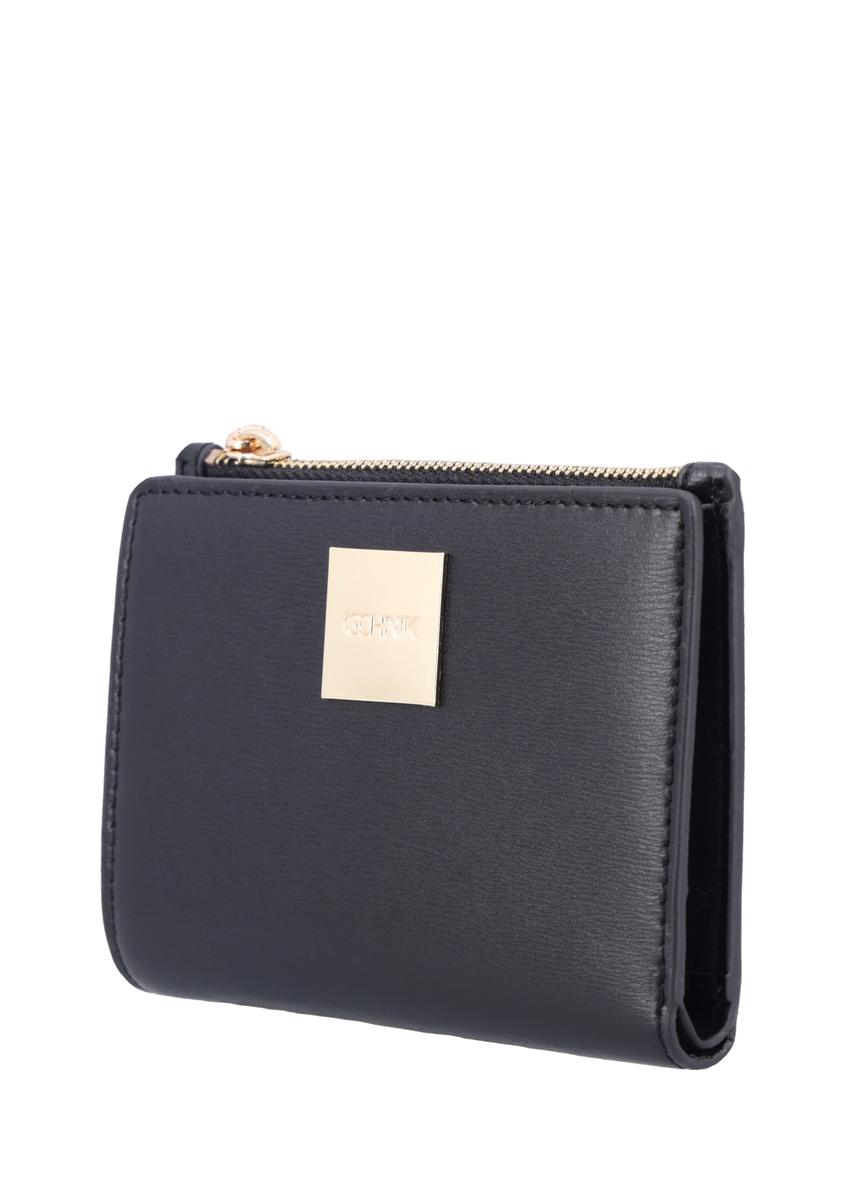 Black leather women's wallet PORES-1012-99(Z26)