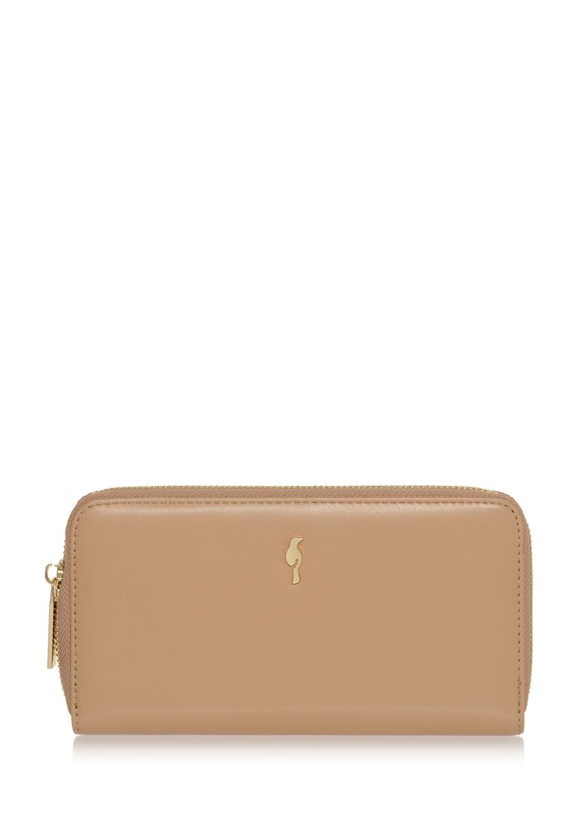 Large beige women's wallet POREC-0327-81(W23)-06