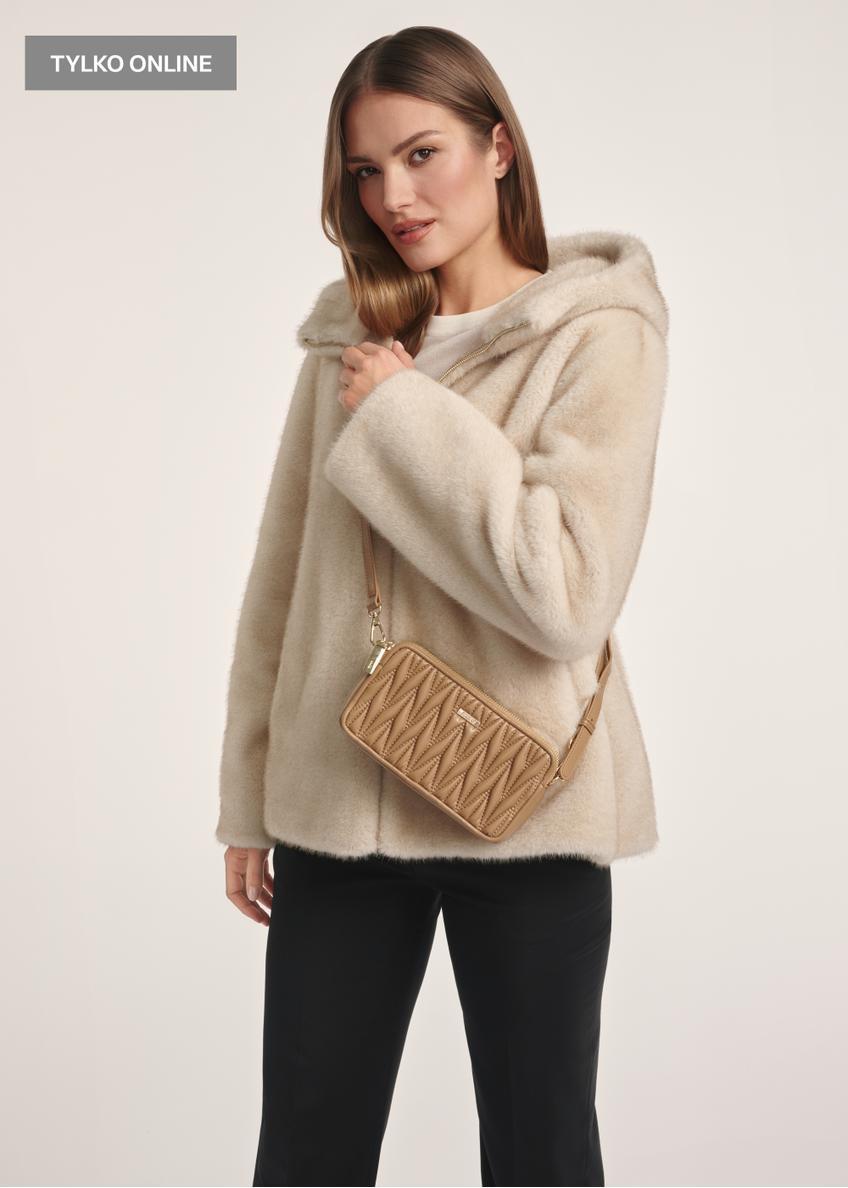 Classic beige women's handbag TOREC-1103-24 (Z25)