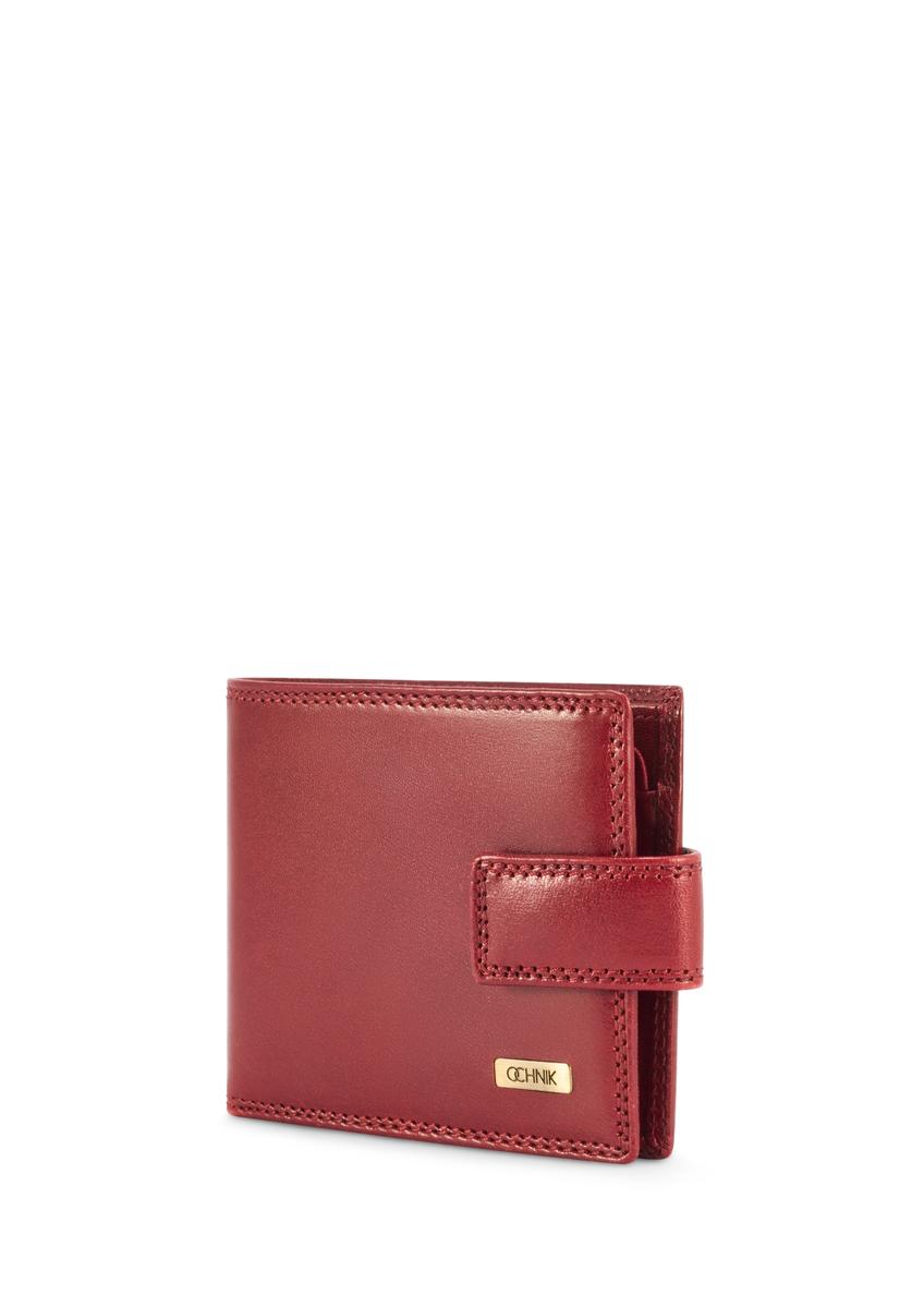 Burgundy men's leather wallet PL-105-41(KS)