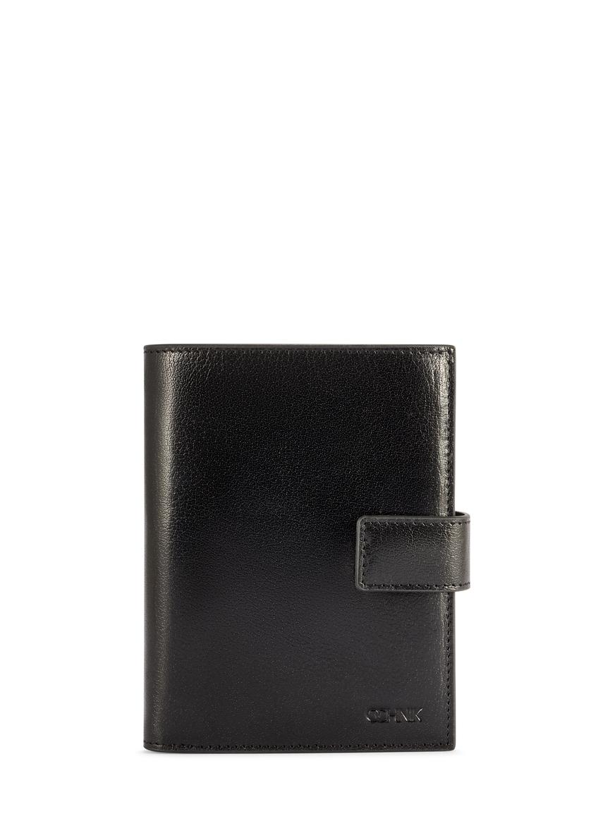 Large men's leather wallet PORMS-0678-99(W26), front product view on white background.