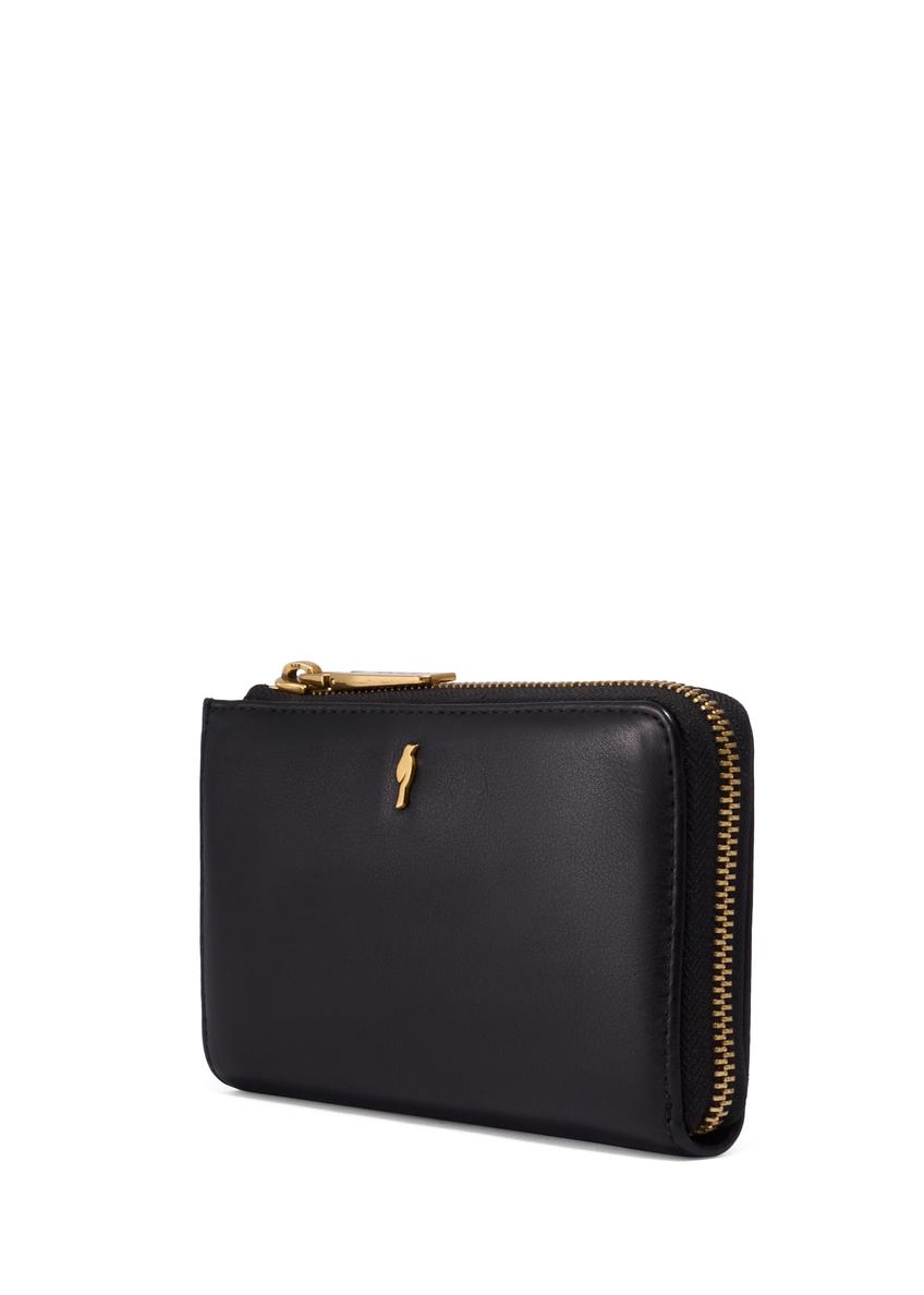 Black leather women's wallet PORES-0997-99(Z26)
