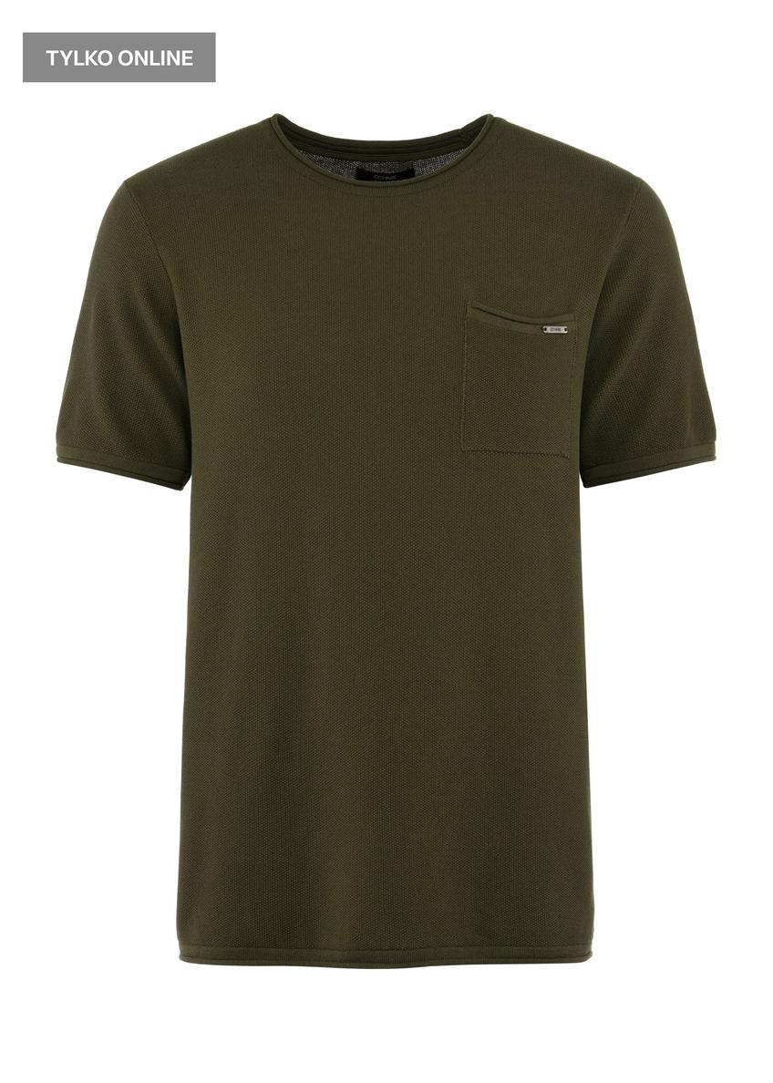 Cotton breathable men's T-shirt TSHMT-0122-55(W25)