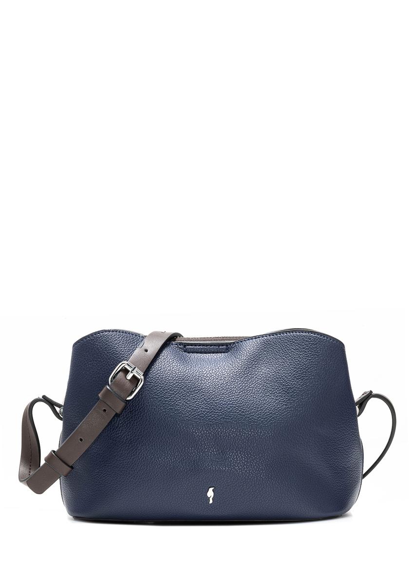 Small women's handbag in navy blue TOREC-0768C-69(Z25), front product view on white background.