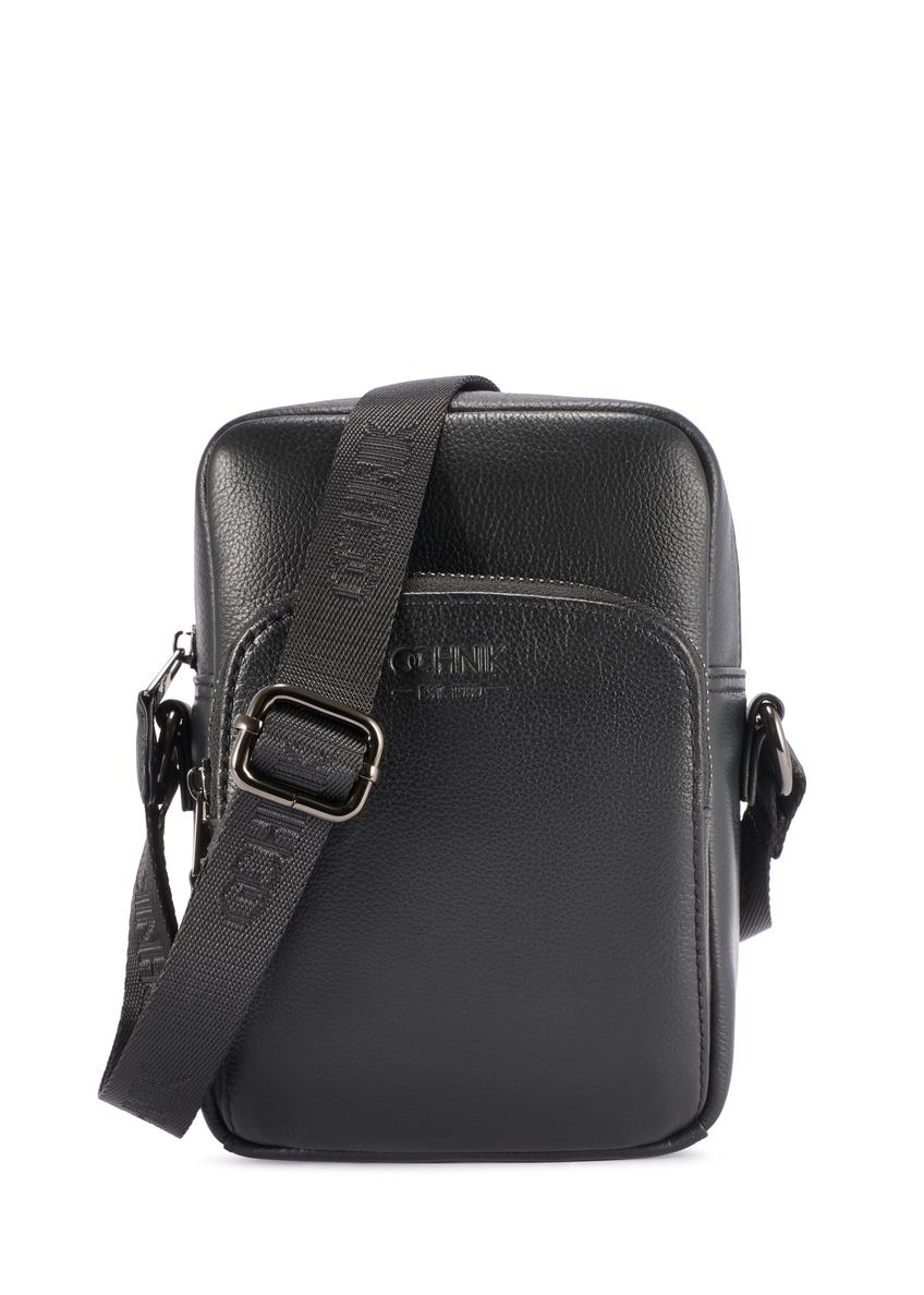 Black leather men's bag TORMS-0485R-9I(W26)