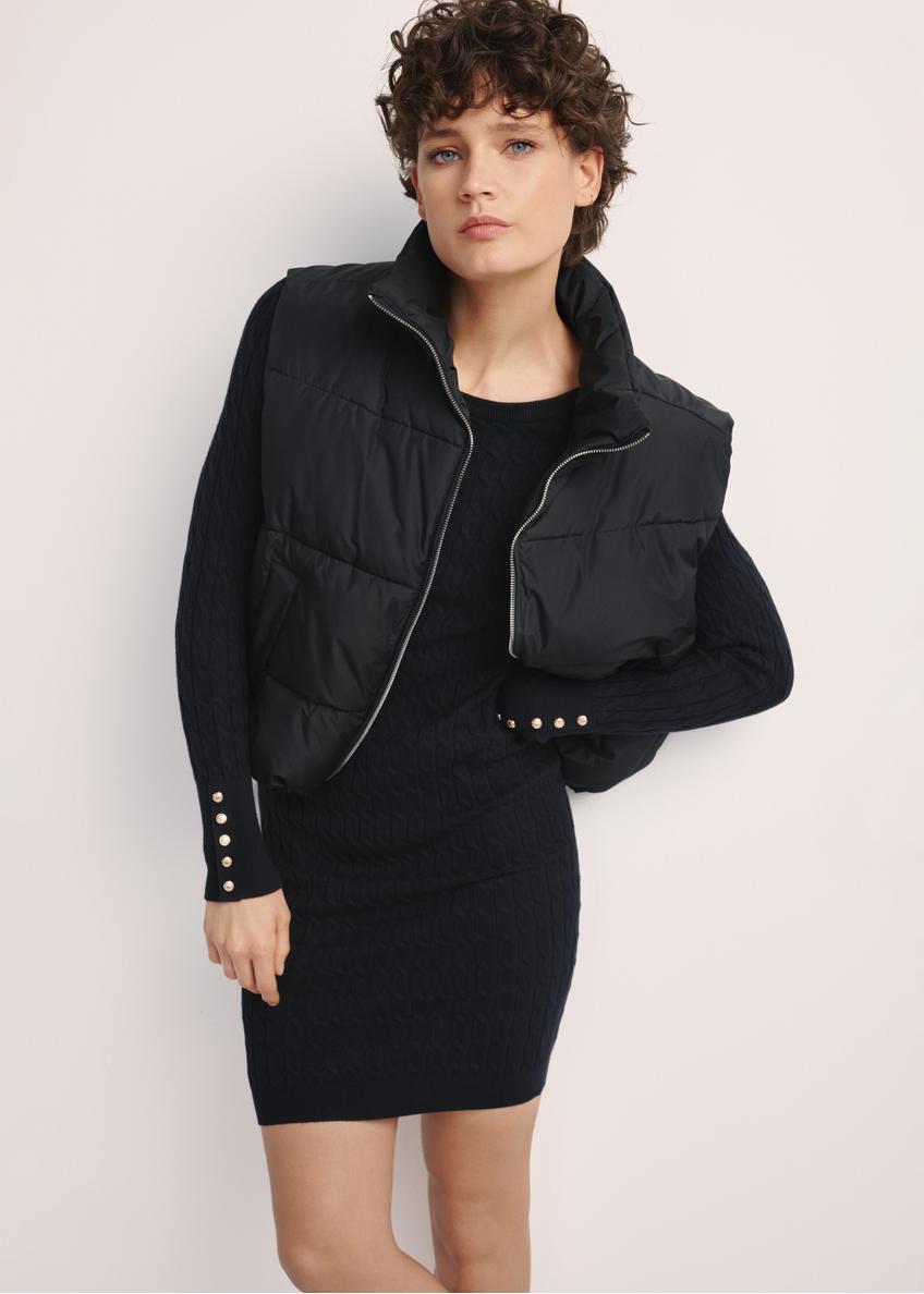 Black women's vest KAMDT-0033-99(Z25)