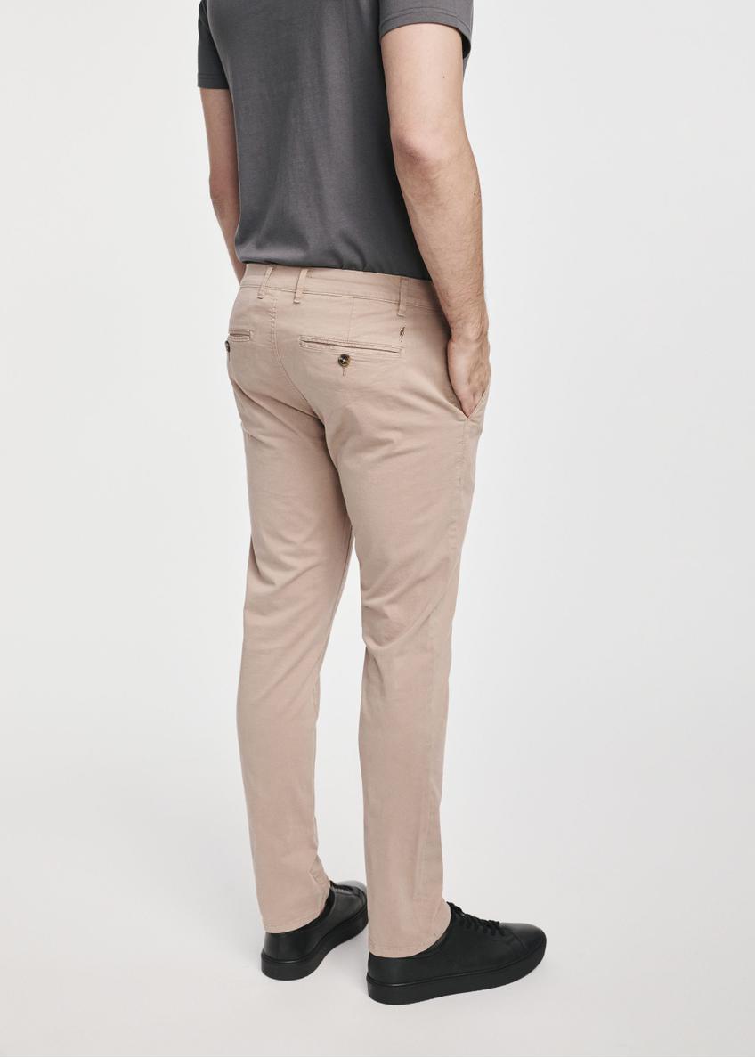 Dark beige men's trousers SPOMT-0103-82(W25)