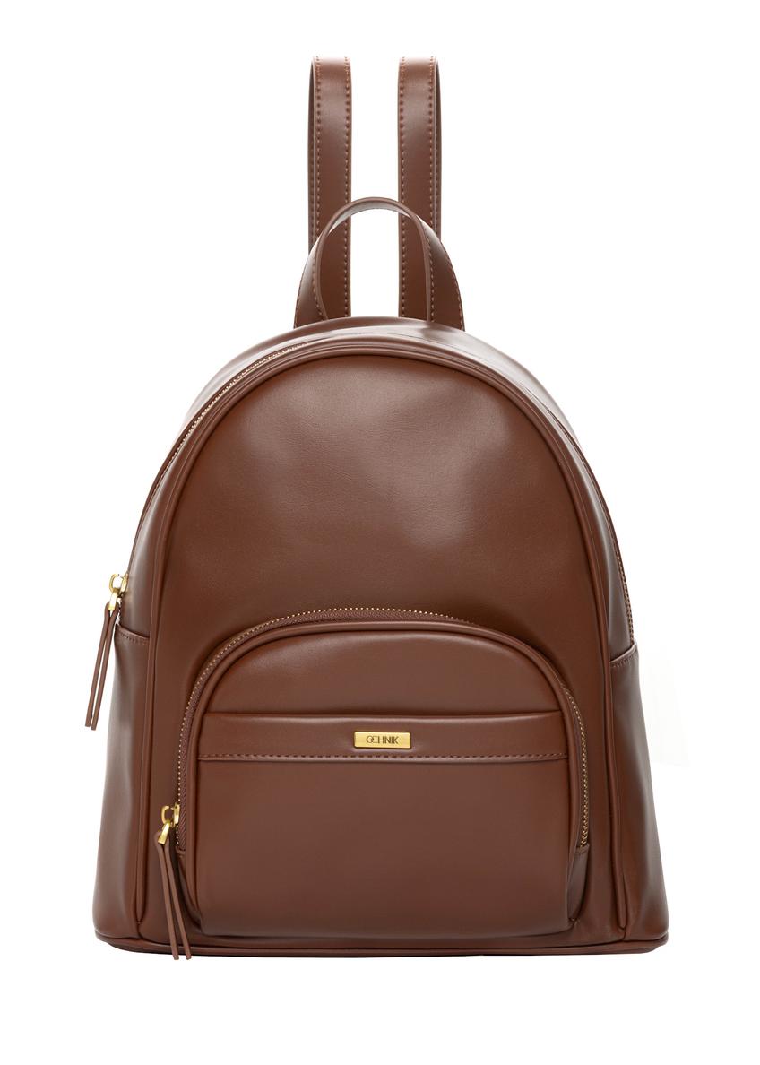 Light brown women's backpack TOREC-1263-1G(Z26)