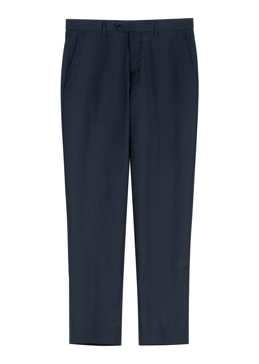 Navy blue men's trousers SPOMT-0118-7E(W26)