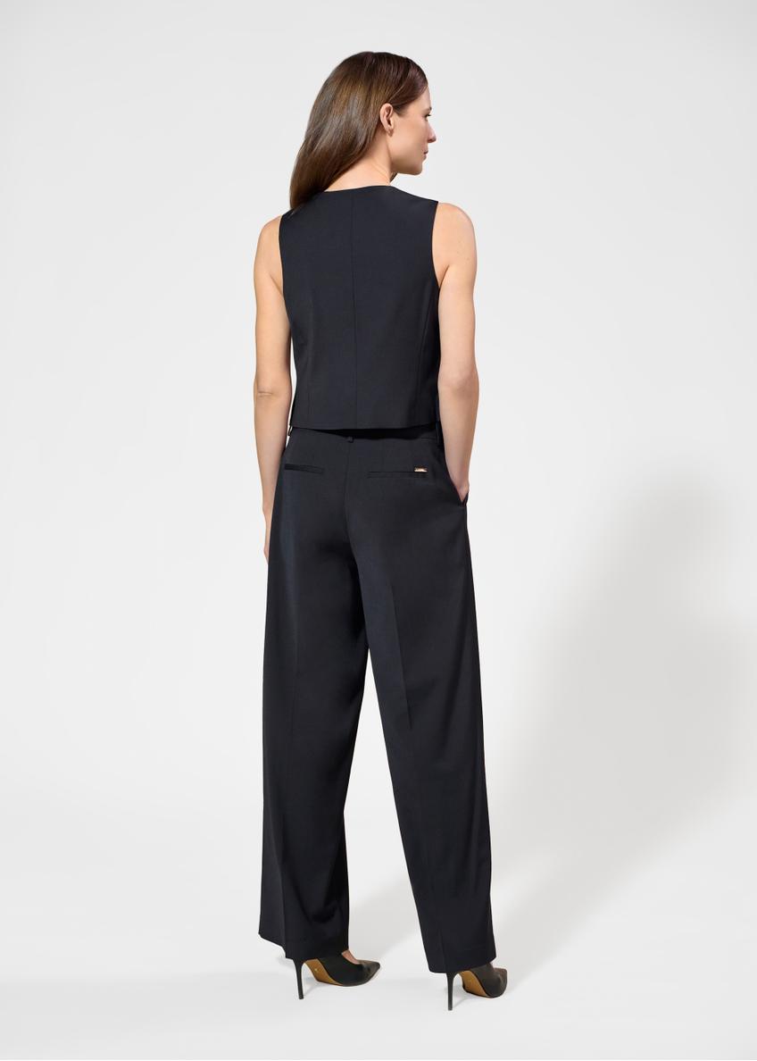 Black women's vest KAMDT-0030-99(W25)