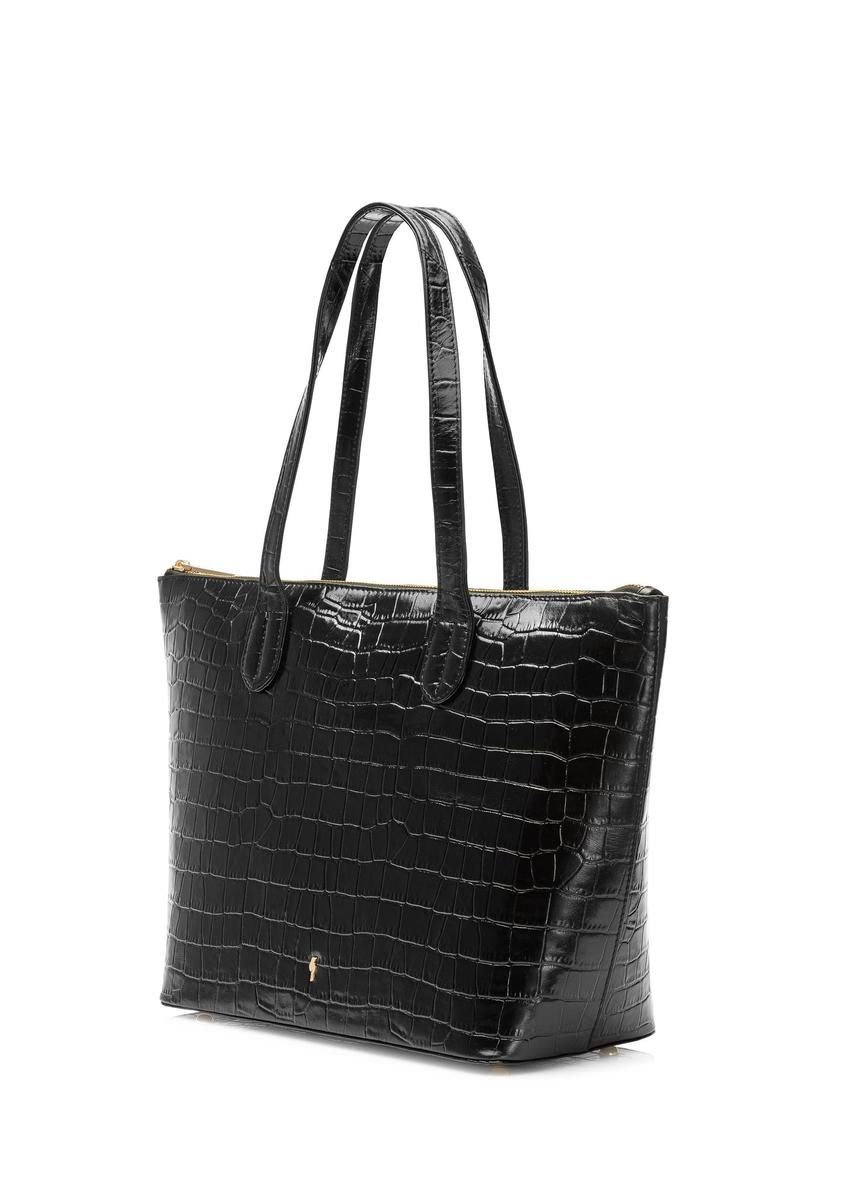 Women's leather shopper bag TORES-0939D-99(W25)