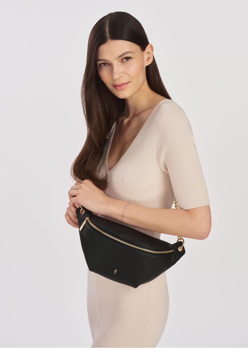Black women's waist bag TOREC-0788C-99(Z25)
