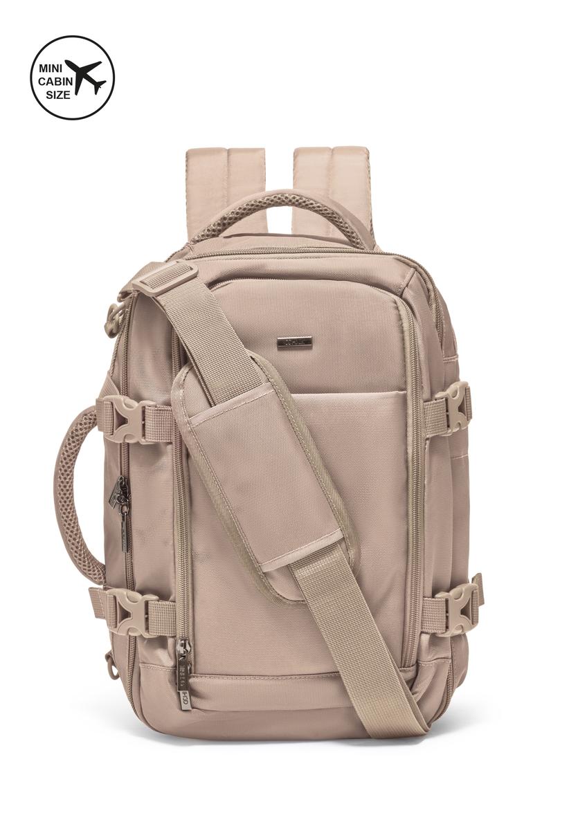Dark beige airplane backpack PLCMN-0017-1C(Z26)