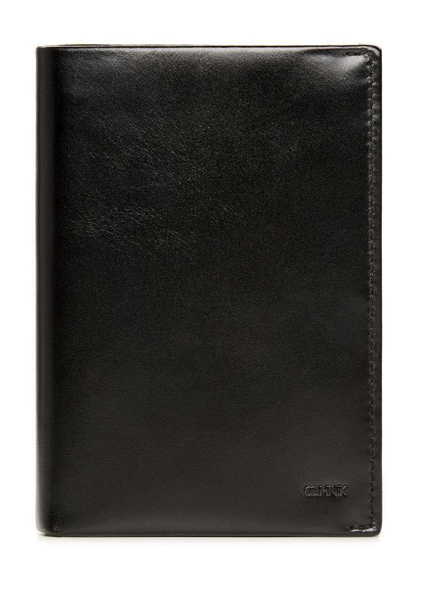 Black large leather men's wallet PORMS-0662-99(Z25)