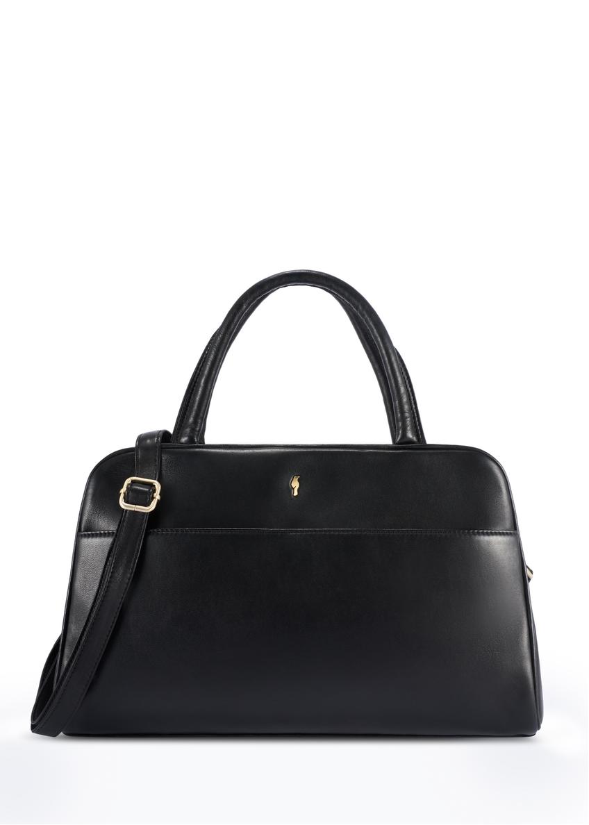 Black leather business bag for women TORES-1240-99(W26)