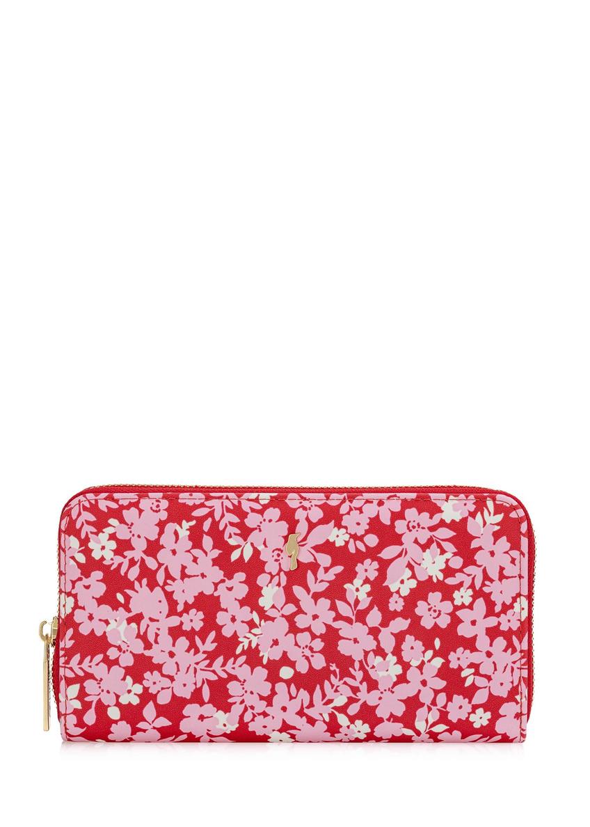 Large women's wallet in floral pattern POREC-0372-15(W24)-08