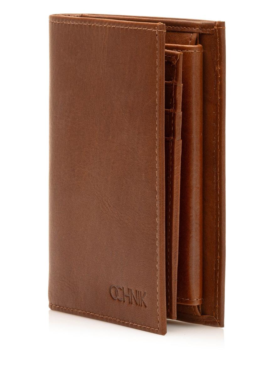 Men's cognac wallet PORMS-0300A-88(Z25)